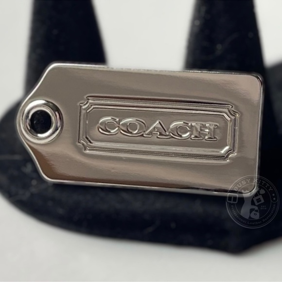 NWOT Coach Silver Metal Replacement Hangtag Size Medium - Picture 4 of 6